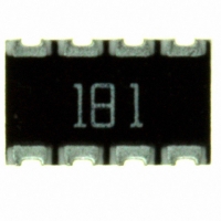 744C083181JTR RES ARRAY 180 OHM 8TERM 4RES SMD