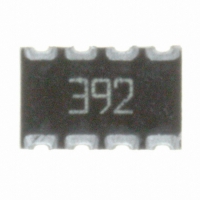 744C083392JTR RES ARRAY 3.9KOHM 8TERM 4RES SMD