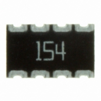 744C083154JTR RES ARRAY 150KOHM 8TERM 4RES SMD