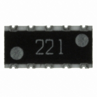 745C101221JTR RES ARRAY 220 OHM 10TRM BUSS SMD