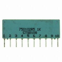 750-102-R5.1K RES NTWK 5.1K OHM BUSSED