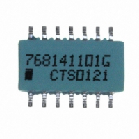 768141101G RES-NET BUSSED 100 OHM 14-PIN