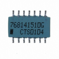 768141510G RES-NET BUSSED 51 OHM 14-PIN