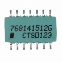768141512G RES-NET BUSSED 5.1K OHM 14-PIN