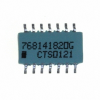 768141820G RES-NET BUSSED 82 OHM 14-PIN