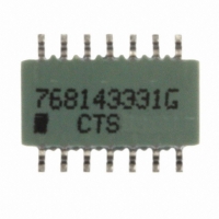 768143331G RES-NET ISO 330 OHM 14-PIN SMD