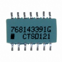 768143391G RES-NET ISO 390 OHM 14-PIN SMD