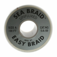 S-A-100 SEA BRAID SILVER .025