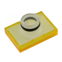 64T4 LENS SET RECT YELLOW 3PCS