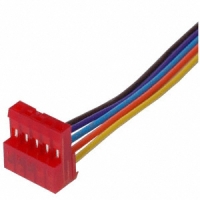 CUI-435-1FT CABLE ASSY LATCH 5PIN 5X22AWG 1'