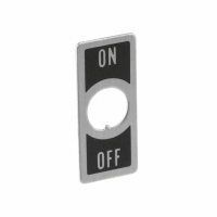 SPA32 SWITCH PLATE USED W/ONOFF 1/4