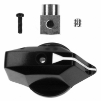 AT432 KNOB ROTARY BLACK 21MM HIGH