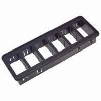 VM6-01 BRACKET MOUNTING-6 GANG BLACK