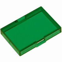 5.49275.0321502 LENS TRANSPARENT RECT FLUSH GRN