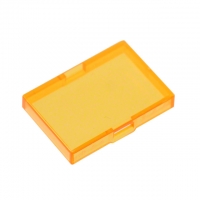 5.49275.0321402 LENS TRANSPARENT RECT FLUSH YEL