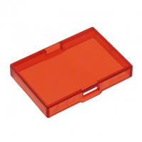 5.49275.0321301 LENS TRANSPARENT RECT FLUSH RED