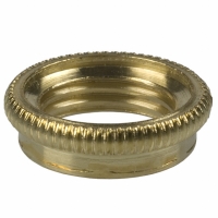 18-1010-00 HDWR SWITCH NUT BRASS KNURLED
