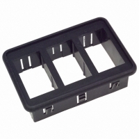 VM3-01 BRACKET MOUNTING-3 GANG BLACK