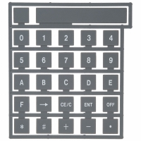 70F00103 KEYPAD KEYTOP LEG SET F NONILLUM