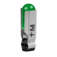 AT622F LED 2 ELEMENT GREEN T-1 3/4SLIDE