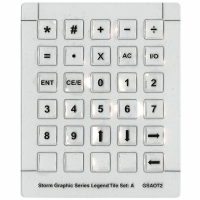 GSA0T203 KIT LEGEND SET A 0-9 ARROW 26PC