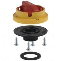 19401-11 SWITCH KNOB ROUND RED/YELLOW