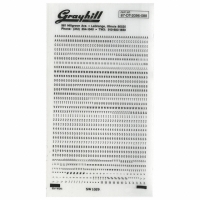 87-DT-2096-088 LEGEND SHEET SMALL DRY TRANSFER