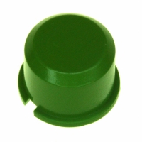 1D02 CAP SWITCH RND GREEN