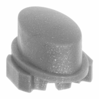 1WA53 CAP OVAL SWITCH METAL LIGHT GREY