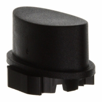 1WP09 CAP OVAL SWITCH BLACK