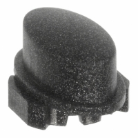 1WA57 CAP OVAL SWITCH METAL DARK GREY