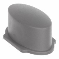 1WD03 CAP OVAL SWITCH GREY