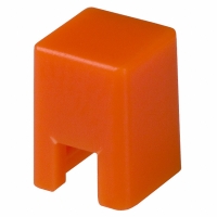 B32-1020 KEYCAP 4MM SQ ORANGE FOR 6MM B3F