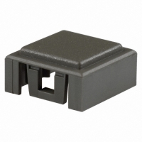 BTNK1010 CAP SWITCH SQR DK GRAY KSF