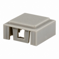 BTNK1020 CAP SWITCH SQR LT GRAY KSF