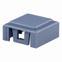 BTNK1070 CAP SWITCH SQR GRAY/BLUE KSF