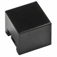 AT3024A SWITCH SQUARE CAP/BLACK 12MM