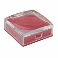 AT3073JC SW CAP SQ NON-ILLUM CLEAR RED