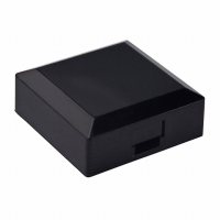 AT3077A SW CAP SQUARE BEVELED BLACK