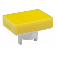 AT4021EB SW CAP RECT SOLID YELLOW WHITE