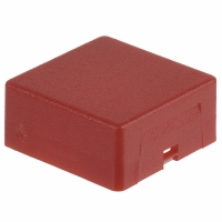 AML51-C10R AML BUTTON/LENS SQUARE PB RED