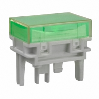 AT4027JF SW CAP RECTANGULAR CLEAR GREEN