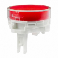 AT4164JC SW CAP ROUND BRIGHT LED CLR RED