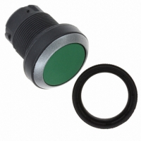 1.30240.1210500 SWITCH PB FLUSH ROUND GREEN