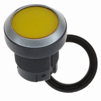 1.30240.0211400 SWITCH PB FLUSH ILLUM RND YELLOW