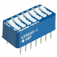 435640-1 STANDARD 7 POSITION DIP SWITCH