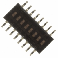 97R08ST SWITCH DIP HALF PITCH 8POS SMD