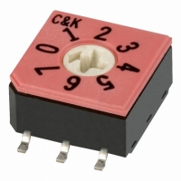 CD10RM0SK SWITCH ROTARY DIP BCD FLUSH SMD