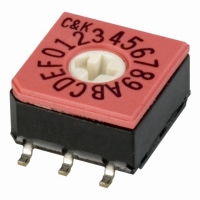 CD16RM0SK SWITCH DIP ROTARY HEX FLUSH SMD