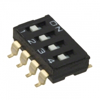 A6S-4101-H SWITCH DIP 4POS SMT UNSEALED